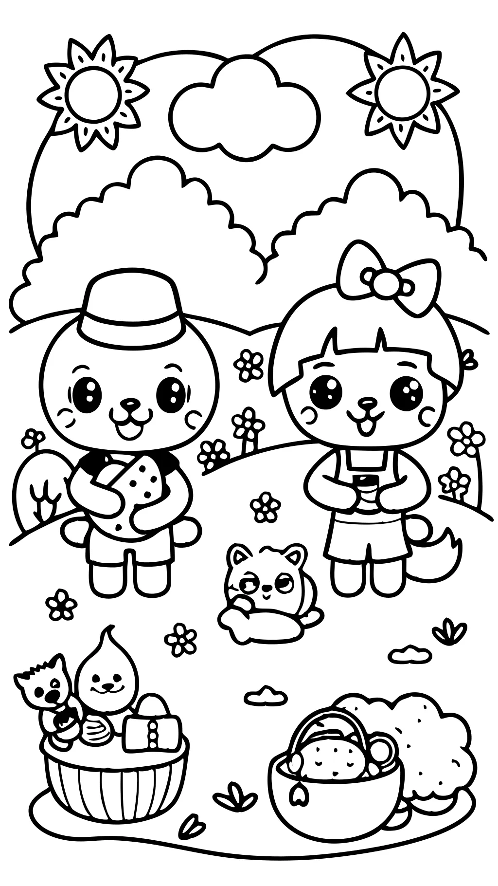 cute best friend coloring pages